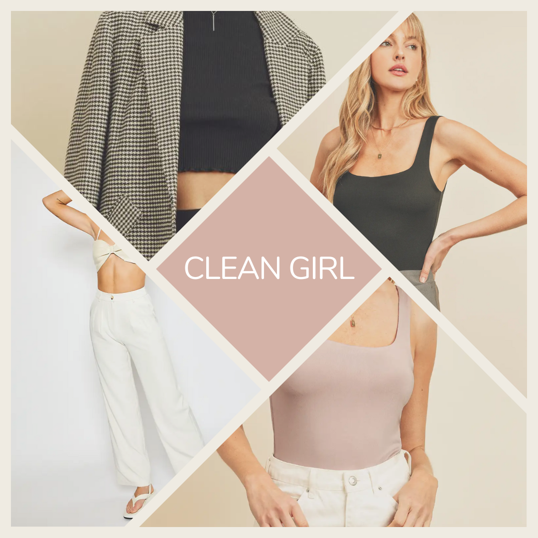 #shop the look - clean girl aesthetic